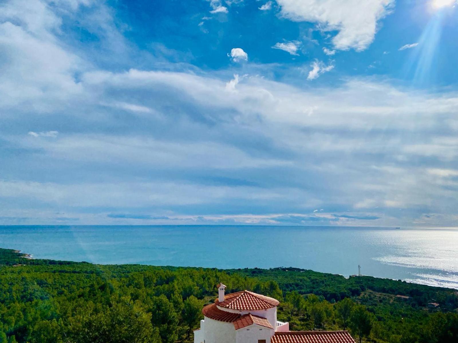 Ferienwohnung Precioso Atico En La Sierra De Irta Alcossebre Exterior foto