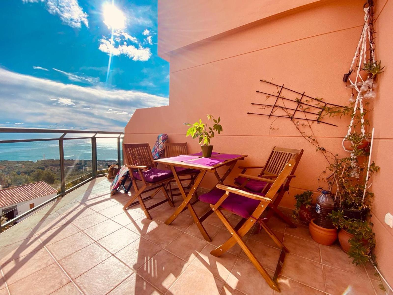 Ferienwohnung Precioso Atico En La Sierra De Irta Alcossebre Exterior foto